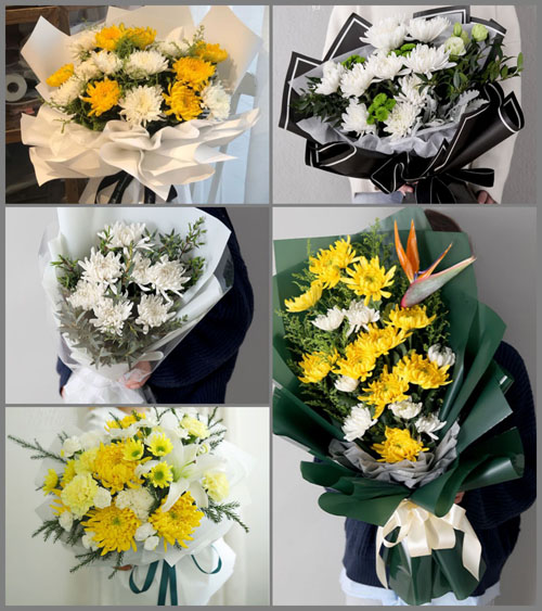 湖北孝感市应城市杨河镇巡检社区白事花束代送